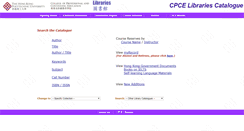 Desktop Screenshot of lib.cpce-polyu.edu.hk